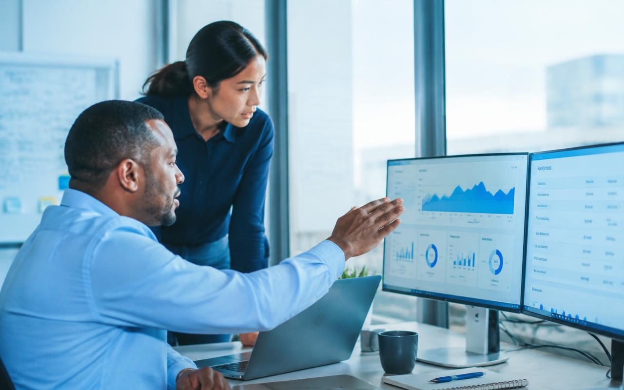 Operations team reviewing automation dashboards
